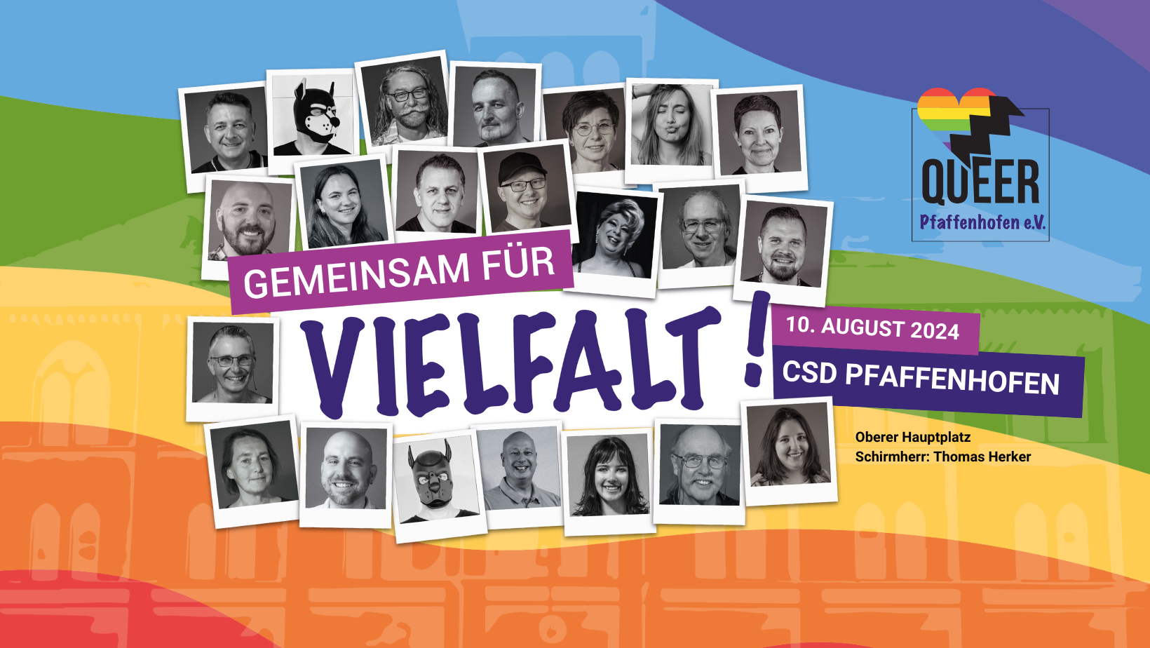 Gemeinsam für Vielfalt - CSD Pfaffenhofen 2024