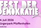 „Pfaffenhofen ist bunt“ beim Fest der Demokratie